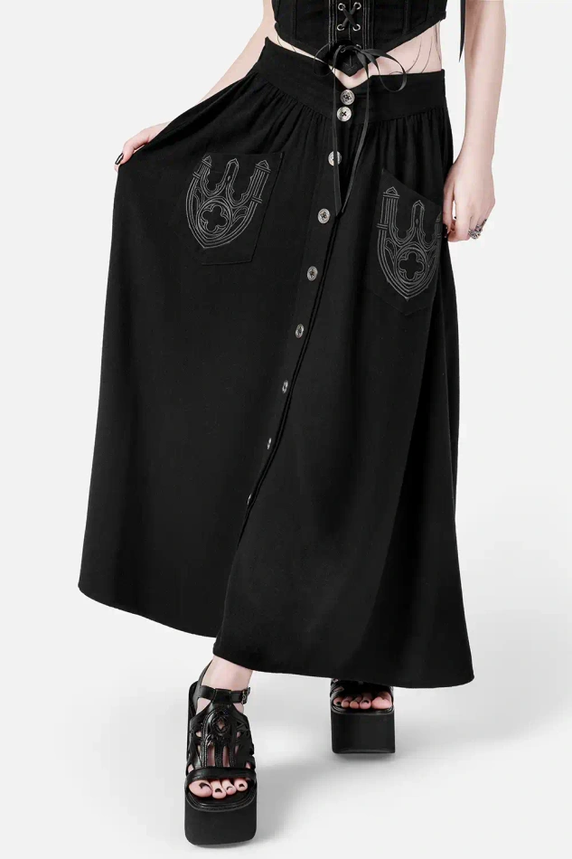 HERESY MIDI SKIRT