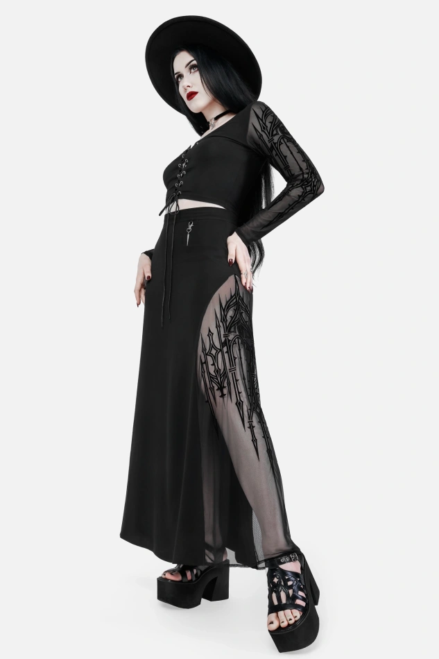 CHAPEL OF SHADOWS spódnica maxi
