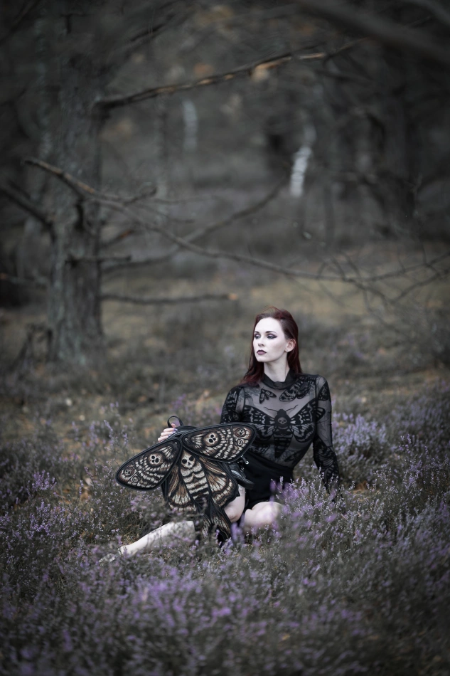 Death's head Hawkmoth mesh bodysuit
