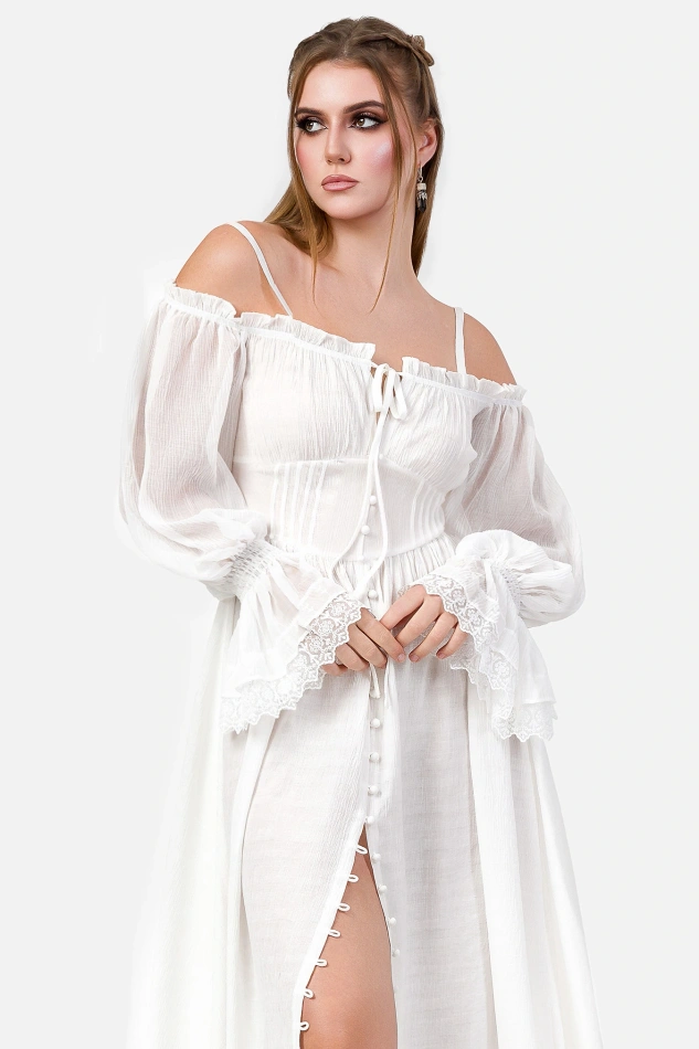 NIGHT CALLING DRESS IVORY