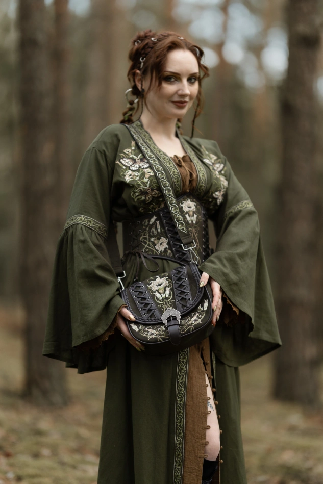 Haftowana Torebka na ramię Moonflower