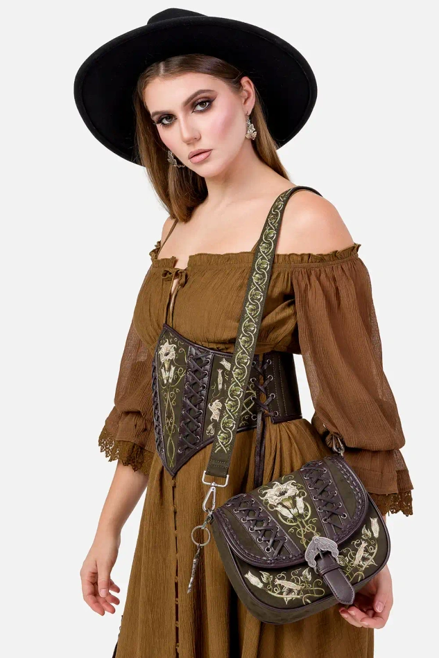 MOONFLOWER SCHULTERTASCHE