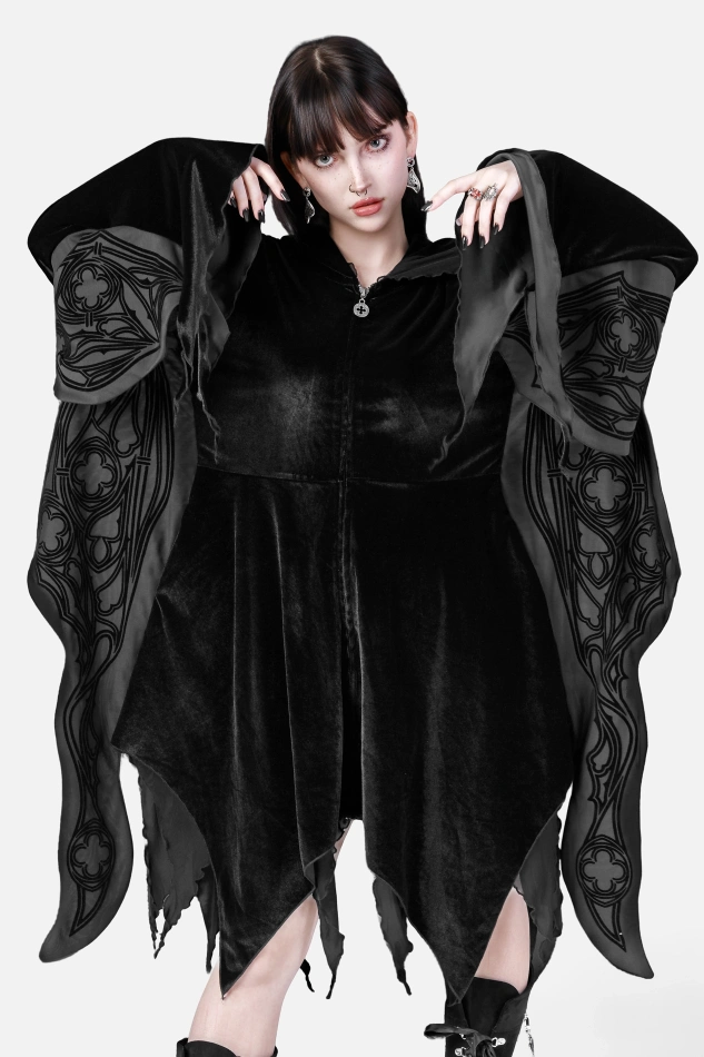 OBSIDIAN MOTH HOODIE