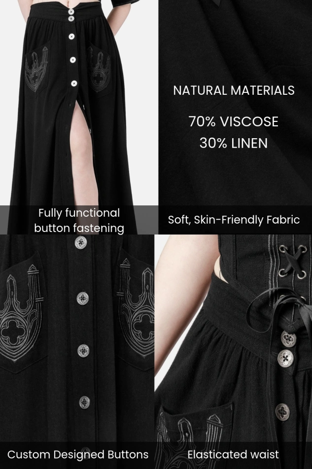 HERESY spódnica midi