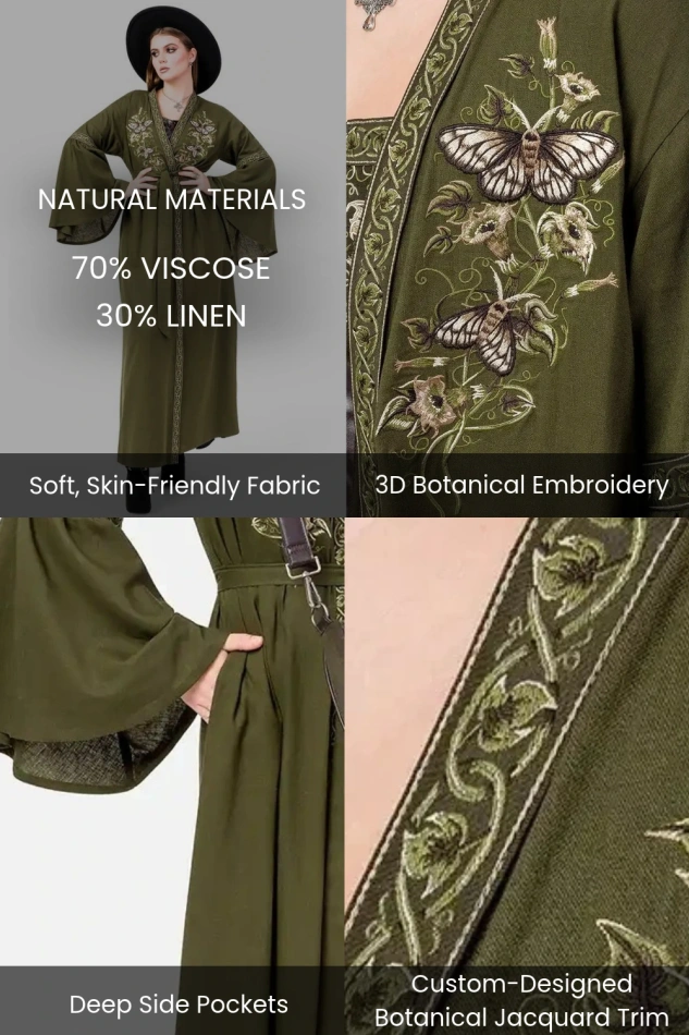 DARK BOTANY KIMONO
