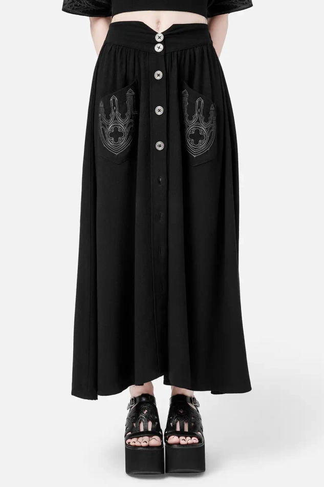 HERESY MIDI SKIRT